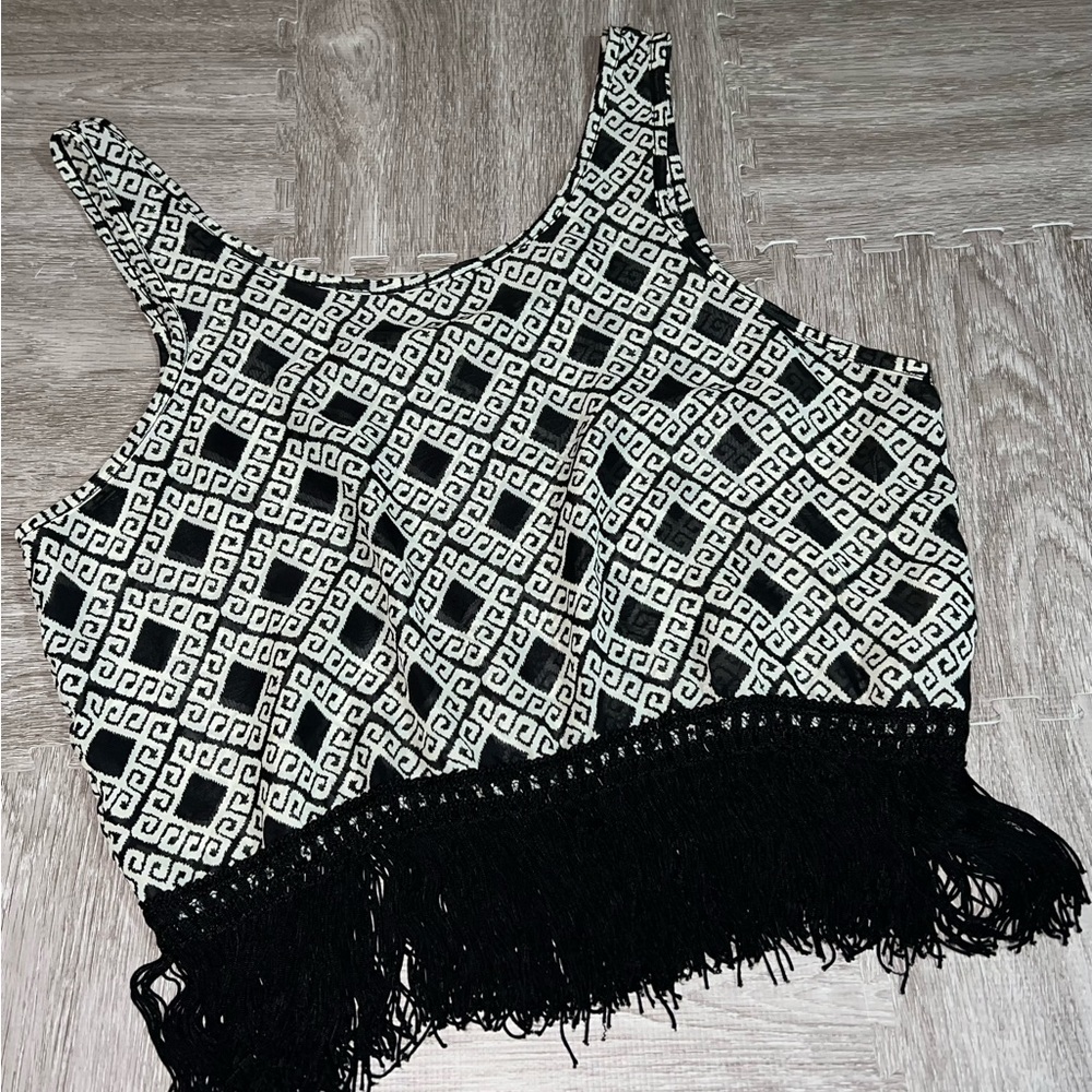 Love Blossom Tank with fringe